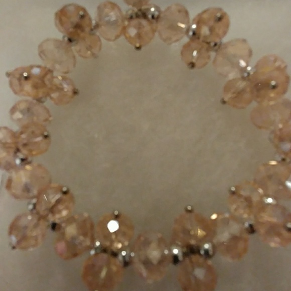 Rose Metallic Crystal Bracelet - Picture 3 of 8